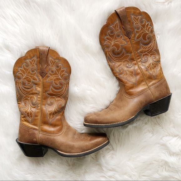 Ariat Shoes - Ariat | Round Up Square Toe Western Boots